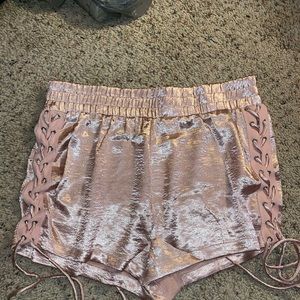 Forever 21 Metallic Shorts.